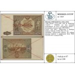 1.000 złotych, 15.01.1946; seria B, numeracja 1234567 /...