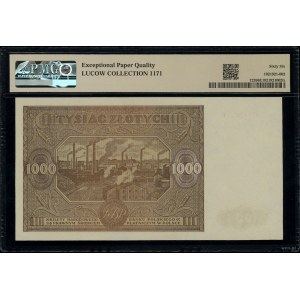 1.000 złotych, 15.01.1946; seria P, numeracja 8521754; ...