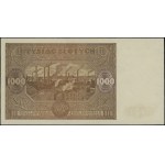 1.000 złotych, 15.01.1946; seria P, numeracja 8521754; ...