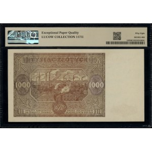 1.000 złotych, 15.01.1946; seria zastępcza Wb., numerac...