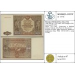 1.000 złotych, 15.01.1946; seria zastępcza Wb., numerac...