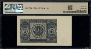 5 zloty, 15.05.1946; no series or numbering....