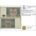 20 złotych, 15.05.1946; seria B, numeracja 6352692, dru...