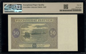 50 zloty, 15.05.1946; B series, numbering 5446103; Luc...