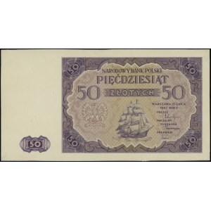 50 złotych, 15.07.1947; bez oznaczenia serii i numeracj...