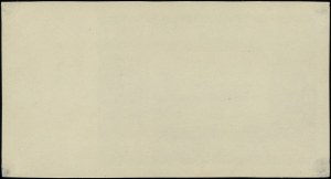 50 zloty, 15.07.1947; one-sided printing of the reverse side of the...