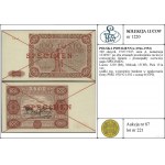 100 złotych, 15.07.1947; seria A, numeracja 1234567, po...