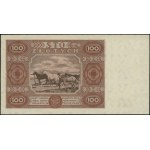100 zlatých, 15.07.1947; séria F, číslo 7236322; Lu...