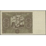 1.000 złotych, 15.07.1947; seria Ł, numeracja 6581670; ...