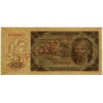 10 zlatých, 1.7.1948; séria D, číslovanie 0000000; na p....