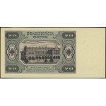 20 złotych, 1.07.1948; wzór banknotu, seria CD, numerac...