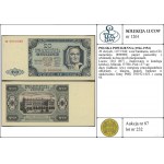 20 złotych, 1.07.1948; wzór banknotu, seria CD, numerac...