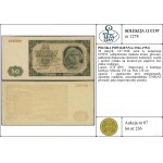 50 złotych, 1.07.1948; seria A, numeracja 815039, jedno...