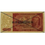 100 złotych, 1.07.1948; seria D, numeracja 123456 / 789...