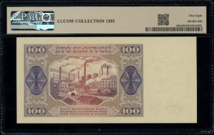 100 zloty, 1.07.1948; no series and numerac...