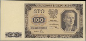 100 zloty, 1.07.1948; no series and numerac...
