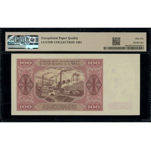 100 złotych, 1.07.1948; seria U, numeracja 177858; Luco...