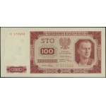 100 złotych, 1.07.1948; seria U, numeracja 177858; Luco...