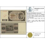 500 złotych, 1.07.1948; seria OO, numeracja 0000000, do...