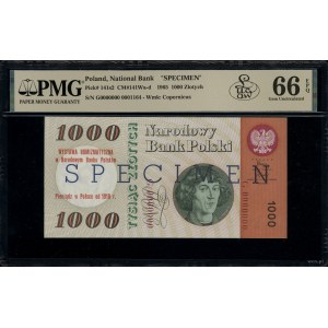 1.000 or, 29.10.1965 ; série G, numérotation 0000000 ; ...