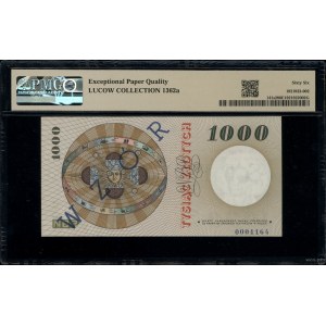 1.000 or, 29.10.1965 ; série G, numérotation 0000000 ; ...