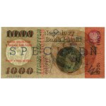 1.000 or, 29.10.1965 ; série G, numérotation 0000000 ; ...