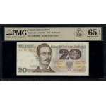 20 złotych, 1.06.1982; seria AA, numeracja 0818850; Luc...