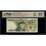 50 złotych, 9.05.1975; rzadsza seria N, numeracja 01649...