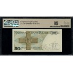 50 złotych, 9.05.1975; bardzo rzadka seria AA, numeracj...