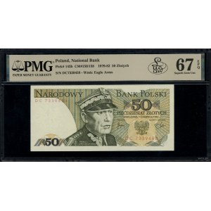 50 or, 1.06.1982 ; série DC, numérotation 7339458 ; Luc...