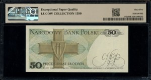 50 zloty, 1.12.1988; GC series, numbering 0695900; Luc...