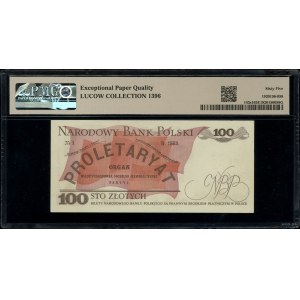 100 złotych, 15.01.1975; seria A, numeracja 0000000, ma...