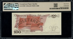 100 zloty, 15.01.1975; extremely rare S series, nume...