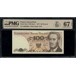 100 złotych, 15.01.1975; wyjątkowo rzadka seria S, nume...