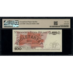 100 złotych, 17.05.1976; wyjątkowo rzadka seria AD, num...