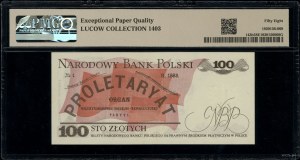 100 zloty, 17.05.1976; extremely rare AD series, num...