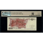 100 zlotých, 1.06.1979; vzácna séria EW, číslovanie 7350....