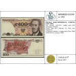100 zlotých, 1.06.1979; vzácna séria EW, číslovanie 7350....
