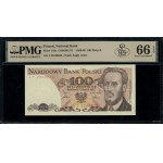 100 złotych, 1.06.1986; rzadka seria LT, numeracja 2240...