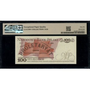 100 złotych, 1.12.1988; seria NR, numeracja 3183400; Lu...