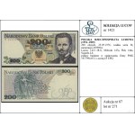 200 złotych, 25.05.1976; rzadka seria M, numeracja 2695...