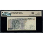 200 złotych, 25.05.1976; wyjątkowo rzadka seria AG, num...