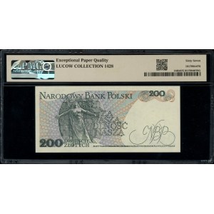 200 złotych, 1.06.1982; bardzo rzadka seria CN, numerac...