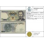 200 złotych, 1.06.1982; bardzo rzadka seria CN, numerac...