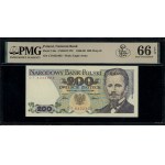 200 złotych, 1.06.1986; seria CT, numeracja 6432403; Lu...