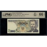200 złotych, 1.12.1988; seria EC, numeracja 0971900; Lu...
