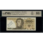 500 złotych, 16.12.1974; seria K, numeracja 0000000, gr...