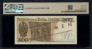 500 zloty, 15.06.1976; series AY, numbering 0000589, c...