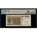 500 zlatých, 15.06.1976; séria AY, číslovanie 0000589, c...