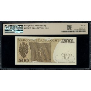 500 złotych, 1.06.1982; rzadka seria CL, numeracja 0692...